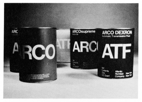 ARCO Oil Cans, packaging