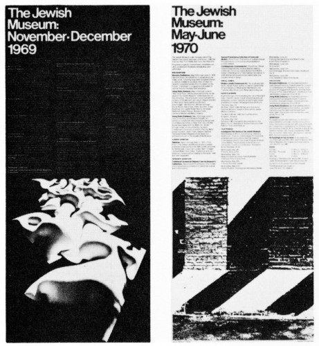 The Jewish Museum: November-December 1969, May-June 1970, calendars of events
