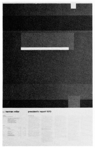 President's Report 1970, annual report/poster