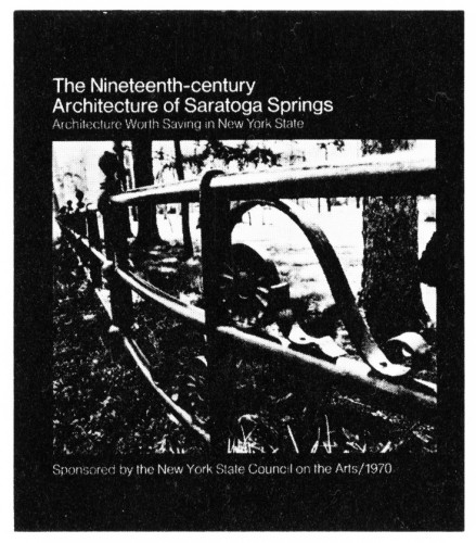 The Nineteenth-century Architecture of Saratoga Springs, brochure