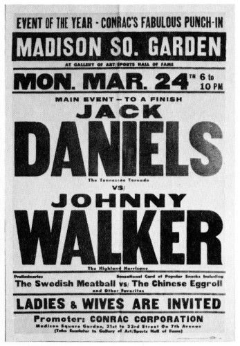Jack Daniels vs. Johnny Walker, poster