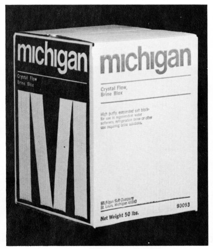 Michigan Salt Company, packaging