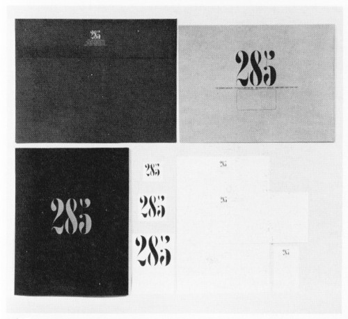 285, The Design Division, stationery and portfolio