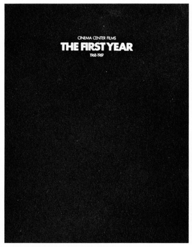 Cinema Center Films, The First Year, 1968-1969, booklet