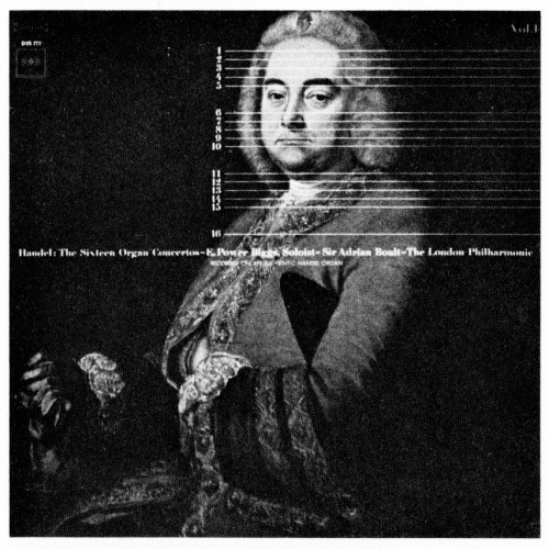 Handel: The Sixteen Organ Concertos, record cover