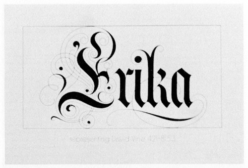 Erika, business card