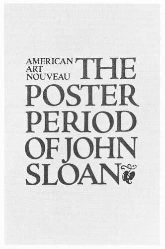 The Poster Period of John Sloan, book