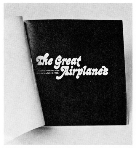 The Great Airplanes, booklet