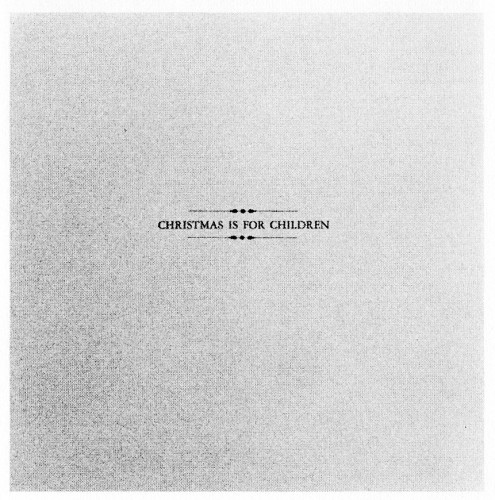 Christmas is For Children, booklet