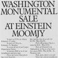 "Washington Monumental Sale..."