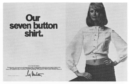 "Our seven button shirt."