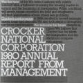 Crocker National Corp. Annual Report 1980