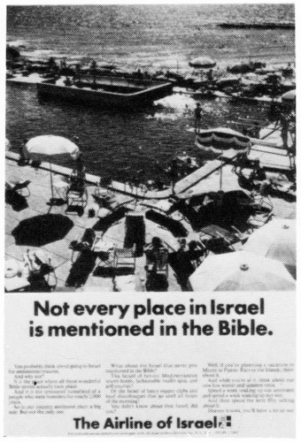 "Not every place in Israel is mentioned in the Bible."