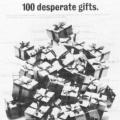 "100 desperate gifts."