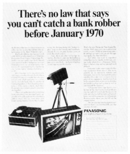 "There’s no law that says you can't catch a bank robber before January 1970."