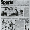 Sports Monday, The New York Times, May 26, 1980