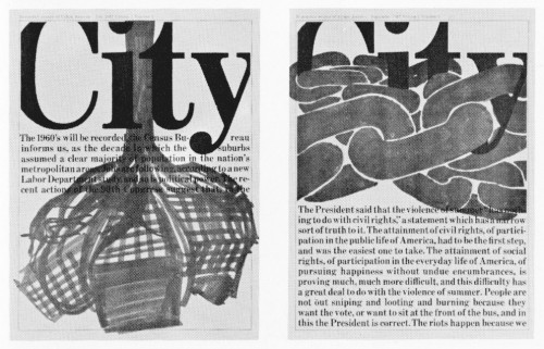 City (July and September 1967) journals
