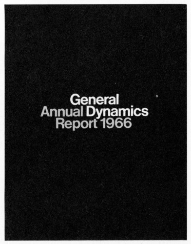 General Dynamics Annual Report 1966 brochure