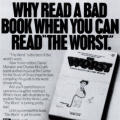 “Why read a bad book…”