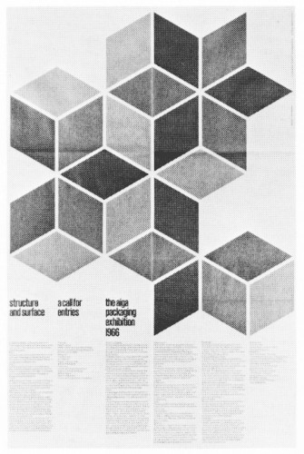 Structure and Surface, The AIGA Packaging Exhibition 1966 mailing pieces