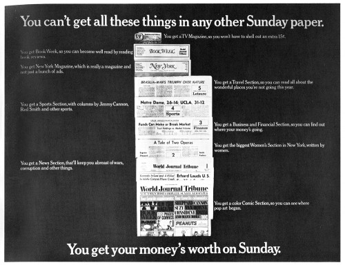 You Can’t Get all These Things in any Other Sunday Paper, poster