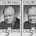 U.S. Churchill Commemorative 5c stamp