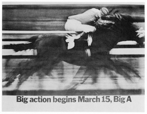 Big Action Begins March 15, Big A, poster