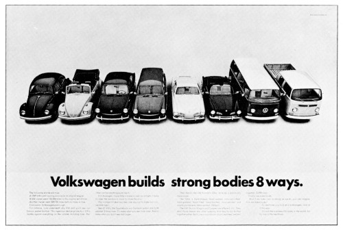 Volkswagen builds strong bodies 8 ways