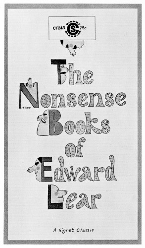 The Nonsense Books of Edward Lear, paperback book cover