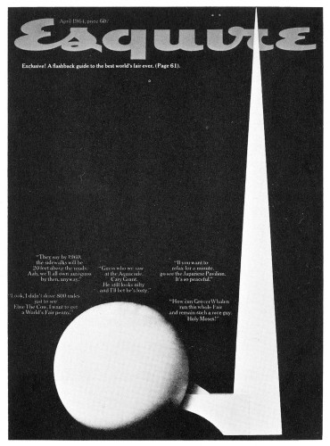 Esquire/April 1964, cover