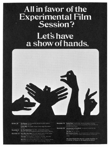All in favor of the Experimental Film Session?, poster