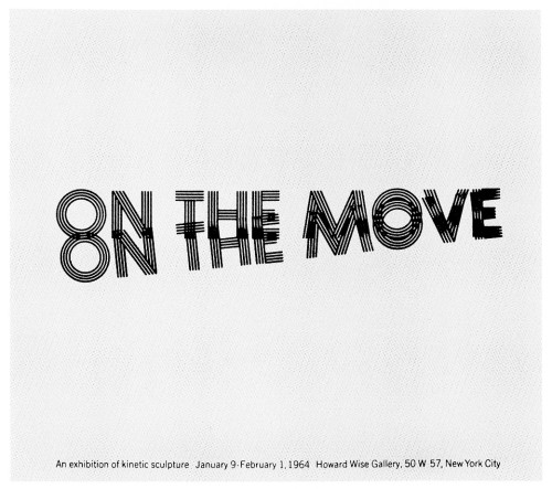 On The Move, exhibition announcement
