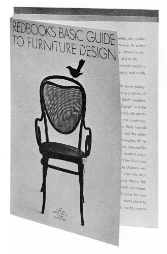 Redbook’s basic guide to furniture design, portfolio