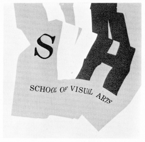 SVA, School of Visual Arts, catalog cover
