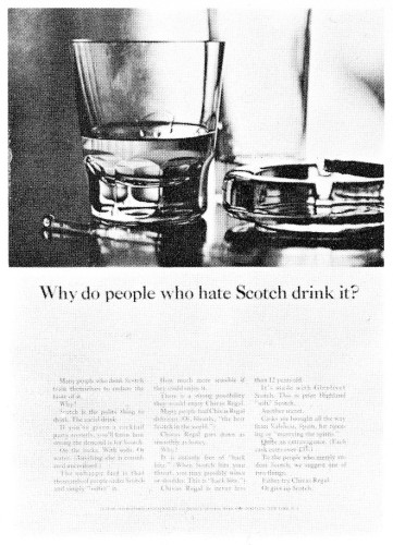 “Why do people who hate Scotch drink it?”