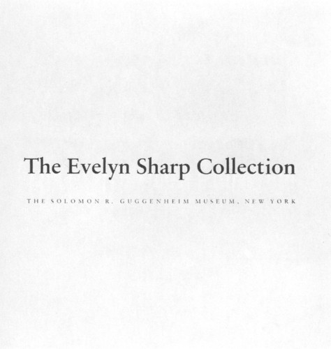 The Evelyn Sharp Collection