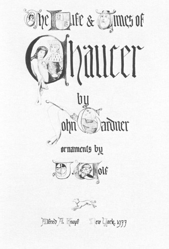 Life and Times of Chaucer