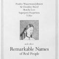 Remarkable Names of Real People