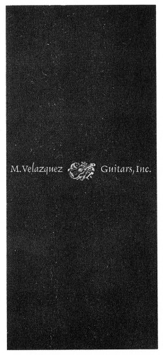 Velazquez Guitars, booklet