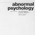 Abnormal Psychology, 2nd Edition