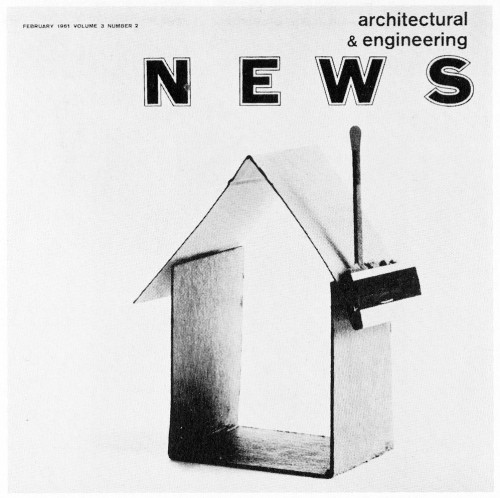Architectural and Engineering News cover, February 1961