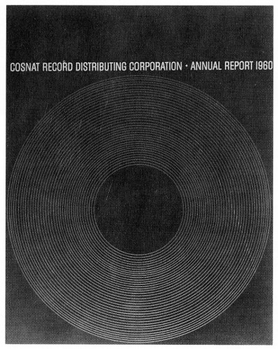 Cosnat Record Distributing Corporation Annual Report, cover