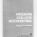 Modern College Accounting