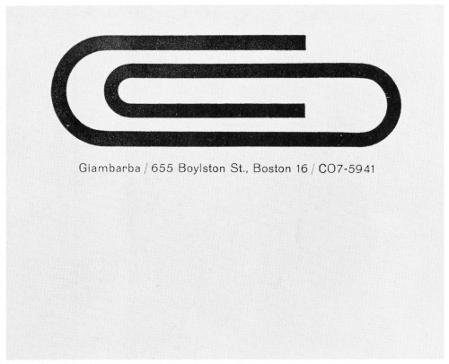 Giambarba, shipping label