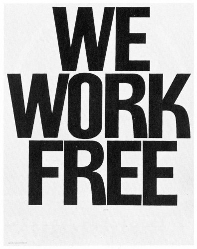 We Work Free…, folder