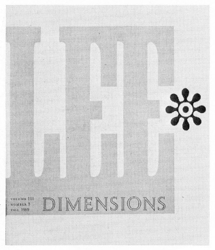 Lee: Dimensions vol. 3 no. 3 Fall 1959
