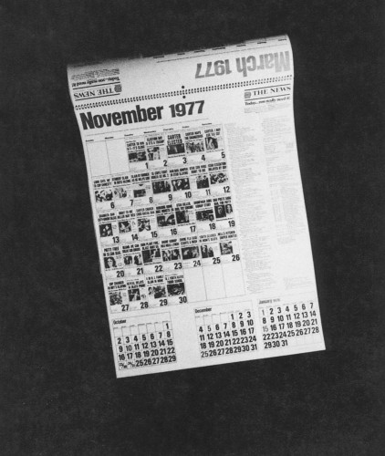 New York Daily News Front Page Calendar
