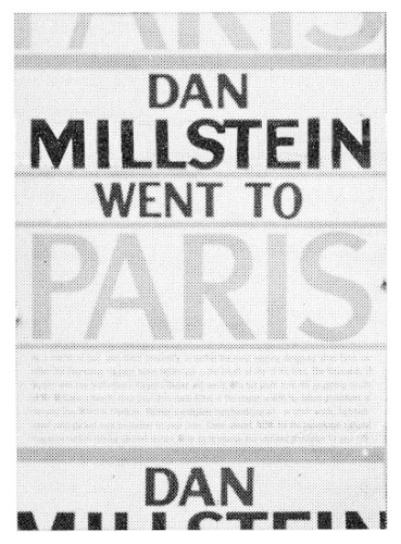 Dan Millstein went to Paris