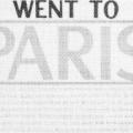 Dan Millstein went to Paris