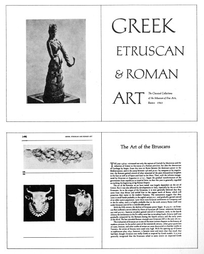 Greek, Etruscan and Roman Art